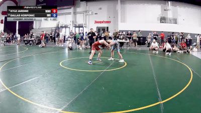 150 lbs Champ. Round 3 - Kyle Jardine, Wadsworth Grizzly Wrestling Club vs Dallas Korponic, Hartland Wrestling Club