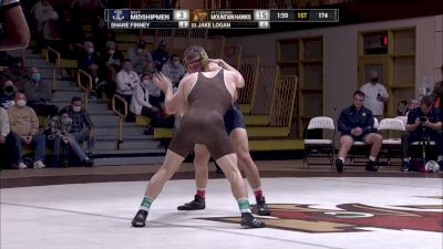 174 pounds - Jake Logan (Lehigh) vs Shane Finney (Navy)