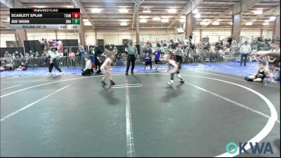52 lbs Quarterfinal - Michael Fabela, Chickasha Youth Wrestling vs Jeb Webb, Shelton Wrestling Academy