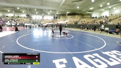 60 lbs Champ. Round 2 - Ezra Stanley, Irish Wrestling Club vs Jahziah James, Columbia Wrestling Club