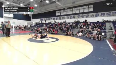 146 lbs Cons. Round 3 - Ziggy Stewart, Unaffliated vs Baylan Spurgin, High Desert Wrestling Club