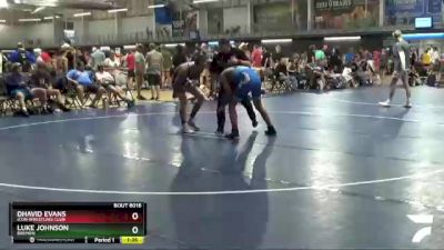 138 lbs Champ. Round 2 - Dhavid Evans, Icon Wrestling Club vs Luke Johnson, Bremen