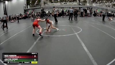 88 lbs Round 1 (4 Team) - Nick Hobson, Revival Uprising Orange vs Ashton Szoke, Grit Mat Club