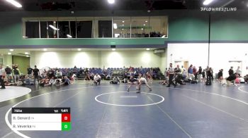 75 lbs Semifinal - Brady Genard, PA vs Brennen Veverka, PA