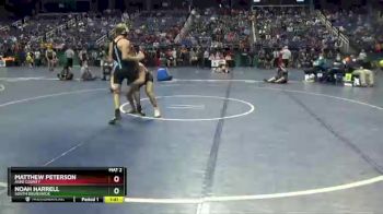 3 lbs Quarterfinal - Matthew Peterson, Ashe County vs Noah Harrell, South Brunswick