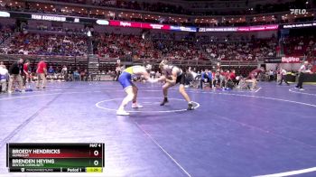 2A-165 lbs Quarterfinal - Broedy Hendricks, Humboldt vs Brenden Heying, Benton Community