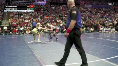 2A-126 lbs 1st Place Match - Mason Shirk, Wilton vs Joseph Leick, Glenwood