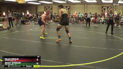 220 lbs Semis & 1st Wrestleback (8 Team) - Milan Nikolin, Olympic Gold vs Brody Spindler, Mat Assassins