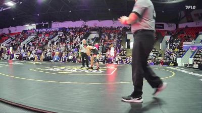 144 lbs Semifinals (8 Team) - Braydon Hall, Huron HS (New Boston) vs Levi Baker, Fowlerville HS