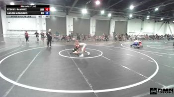 78 lbs Rr Rnd 2 - Ezekiel Ramirez, Juggernaut WC vs Kason Molinaro, Rising Sun WC
