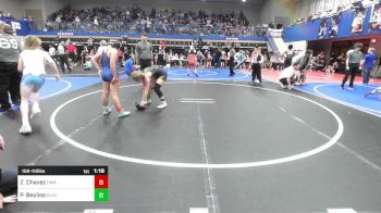 102-110 lbs Semifinal - Zaylei Chavez, HURRICANE WRESTLING ACADEMY vs Paityn Bayliss, Cleveland Take Down Club