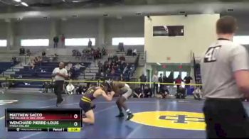 157 lbs 1st Place Match - Matthew Sacco, The College Of New Jersey vs Wenchard Pierre-Louis, Ithaca College