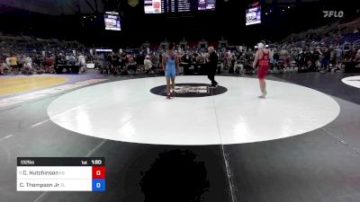 132 lbs Rnd Of 64 - Caeleb Hutchinson, KS vs Clinton Thompson Jr, FL