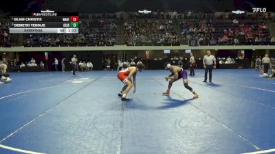 157 lbs Semifinal - Blain Christie, Wartburg vs Demetri Teddlie, University Of The Ozarks