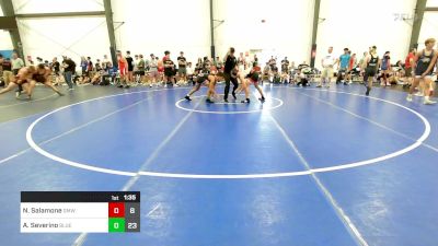 129 lbs Rr Rnd 4 - Nicholas Salamone, Gold Medal WC vs Anthony Severino, Blue Wave Barn