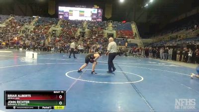 152 lbs Champ. Round 1 - John Richter, Bismarck St Mary`s vs Briar Alberts, Devils Lake