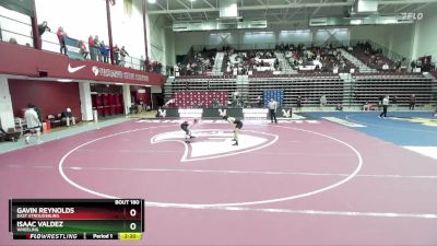 157 lbs Cons. Round 2 - Isaac Valdez, Wheeling vs Gavin Reynolds, East Stroudsburg