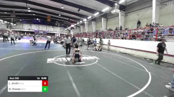 95 lbs Consi Of 4 - Liam Smith, Stout Wrestling Academy vs Brandon Chavez, NM Bad Boyz