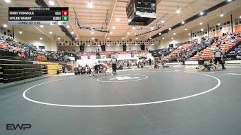 135 lbs Consi Of 8 #2 - Ruby Fonville, Oologah vs Kylee Wheat, Sallisaw Lady Black Diamonds