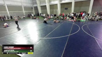 110 lbs Cons. Round 3 - Jaspur Buhl, Bear River Wrestling Club vs Judd Morby, Sanderson Wrestling Academy