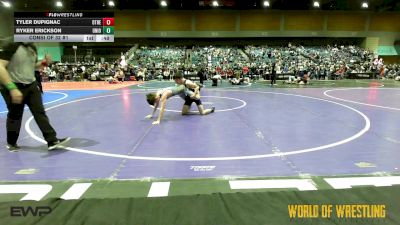 108 lbs Consi Of 32 #1 - Tyler DuPignac, Other vs Ryker Erickson, Union