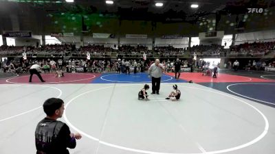 46 lbs Rr Rnd 2 - Clayton Kazee, Pueblo County WC vs Annalise Patterson, Duran Elite