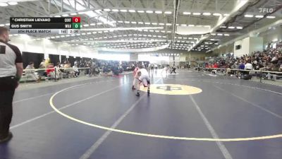 125 lbs 5th Place Match - Christian Lievano, Cortland State vs Gus Smith, Wilkes