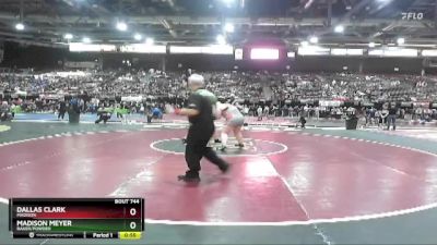 235 lbs Quarterfinal - Dallas Clark, Madison vs Madison Meyer, Baker/Powder