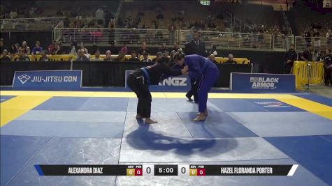 Hazel Floranda Porter vs Alexandra Diaz 2025 Pan Jiu Jitsu IBJJF Championship