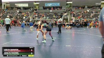 115 lbs Cons. Round 3 - Joslyn Swanson, Siouxland Wrestling Academy vs Addilyn Masters, Greater Heights Wrestling