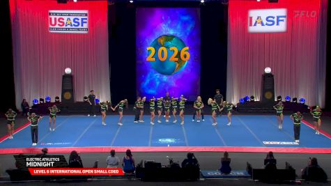 Electric Athletics - Midnight [2026 L6 International Open Small Coed Semis] 2026 The Cheerleading Worlds