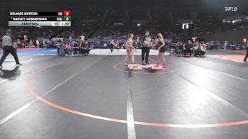 4A/3A/2A/1A Girls 115 Semifinal - Hadley Gunderson, Burns Girls vs Delanie Burton, North Valley Girls