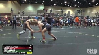200 lbs Finals (8 Team) - Hunter Crabtree, Indiana Outlaws vs Braylon Hake, Untouchables Purple