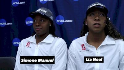 NCAA Day Four Finals: Simone Manuel & Lia Neal