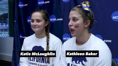 NCAA Day Four Finals: Katie McLaughlin & Kathleen Baker