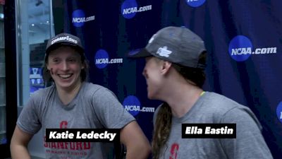 NCAA Day Four Finals: Katie Ledecky & Ella Eastin