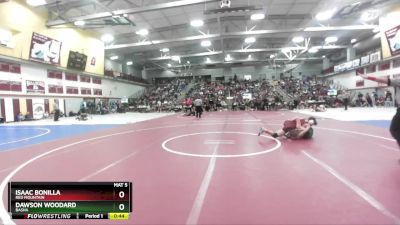 120 lbs Cons. Round 4 - Dawson Woodard, Basha vs Isaac Bonilla, Red Mountain