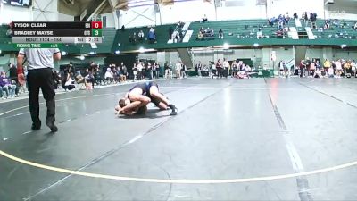 184 lbs Cons. Semi - Tyson Clear, Edinboro vs Bradley Mayse, GVSU