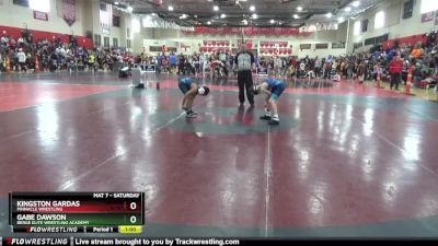 85 lbs Quarterfinal - Kingston Gardas, Pinnacle Wrestling vs Gabe Dawson, Berge Elite Wrestling Academy