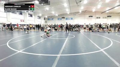 70 lbs Round Of 32 - Abraham Lommler, OH vs Blaise Mahan, WV