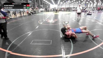 110 lbs Round 3 (12pm Friday) - Talon Heck, Team Gotcha vs Elijah Roman, Scorpions