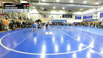 165 lbs Quarterfinal - Kevin Purevdorj, Encinal vs Demitri Drury, Campolindo
