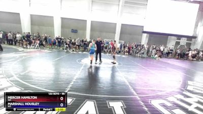 98 lbs Quarterfinal - Mercer Hamilton, WA vs Marshall Housley, WY