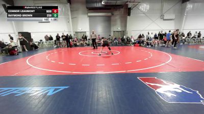 140 lbs Semifinal - Connor Leaumont, Morris Fitness Black MS vs Raymond Brown, Storm MS