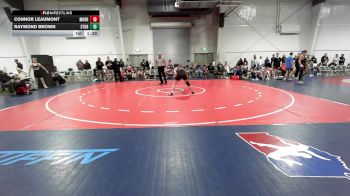 140 lbs Semifinal - Connor Leaumont, Morris Fitness Black MS vs Raymond Brown, Storm MS