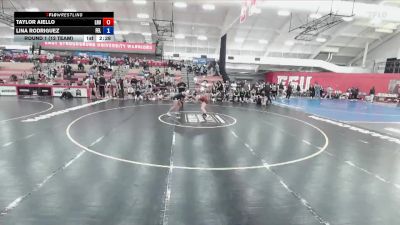 138 lbs Round 1 (12 Team) - Taylor Aiello, Lock Haven University vs Lina Rodriguez, Felician