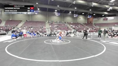 117 lbs Finals (8 Team) - Catherine Dutton, Colby Community College vs Andie Wallace, Murray State