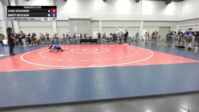 120 lbs Champ. Round 1 - Case Scoggins, AL vs Brett McClean, NC