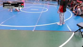 80 lbs Cons. Semi - Carter Link, Alamo City Wrestling Club vs Augustin Infante, Lake Travis Youth Association Wrestling Club