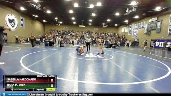 137 lbs 3rd Place Match - Tiara M. Daly, Exeter vs Isabella Maldonado, Foothill